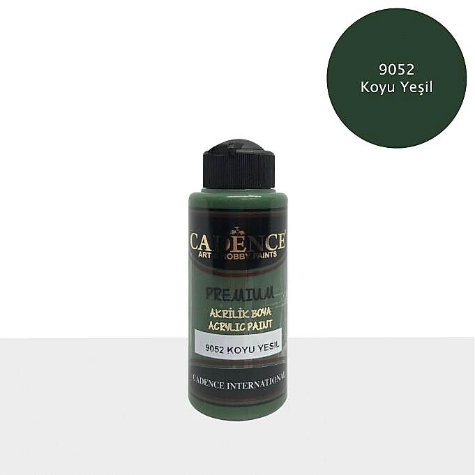 PREMIUM AKRİLİK BOYA 9052 KOYU YEŞİL 120ML