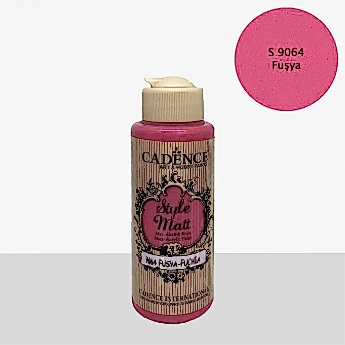 S9064 Fuşya Mat Akrilik Boya