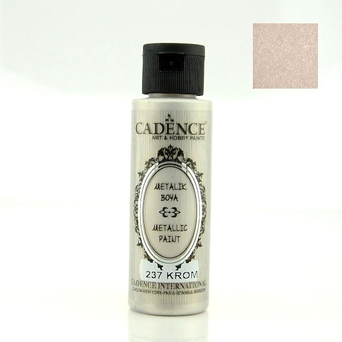 METALİK SEDEFLİ BOYA 237 KROM 70ML