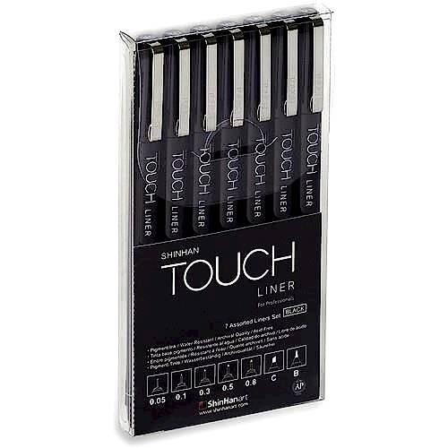 TOUCH LINER TEKNİK ÇİZİM KALEMİ SET 7'Lİ COLOR