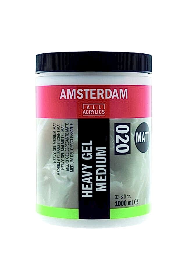 AMSTERDAM HEAVY GEL MEDIUM MATT 020 1000ML