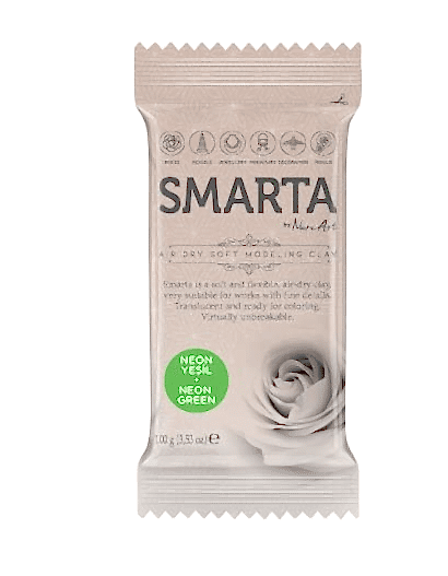 SMARTA HAVAYLA KURUYAN MODELLEME HAMURU NEON YEŞİL 100 GR