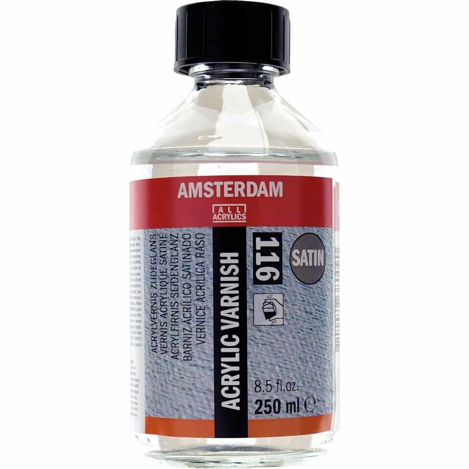 AMSTERDAM ACRYLIC VARNISH SATEN 116 250ML
