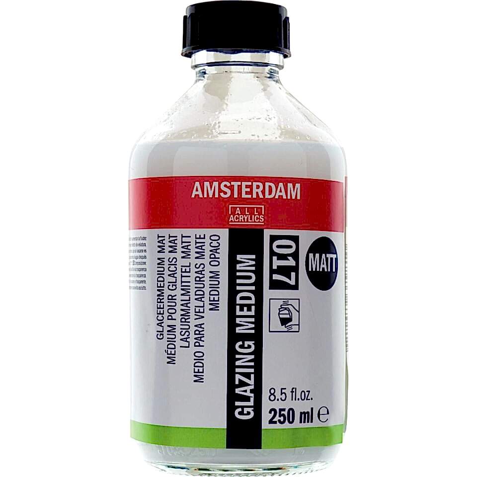 AMSTERDAM GLAZING MEDIUM MATT 017 250ML