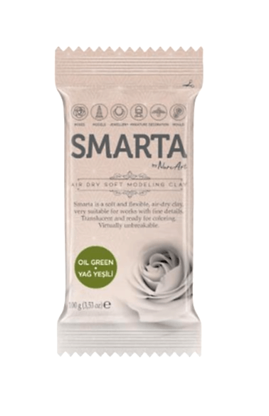 SMARTA HAVAYLA KURUYAN MODELLEME HAMURU YAĞ YEŞİLİ 100GR