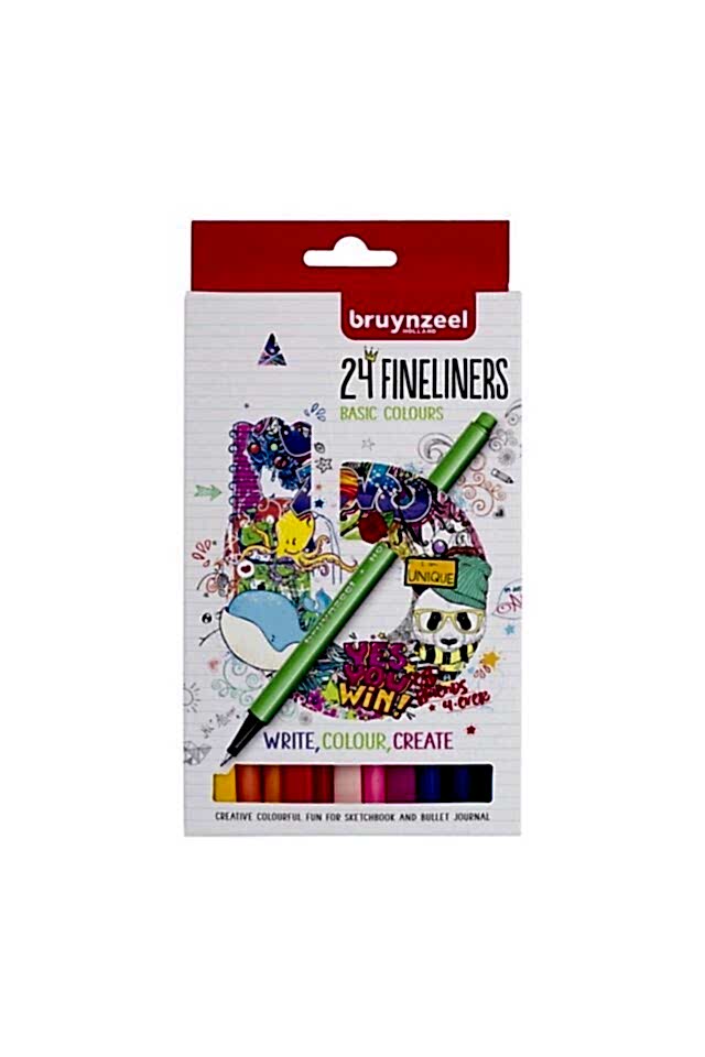 BRUYNZEEL FINELINER 0.4 MM SET 24 RENK