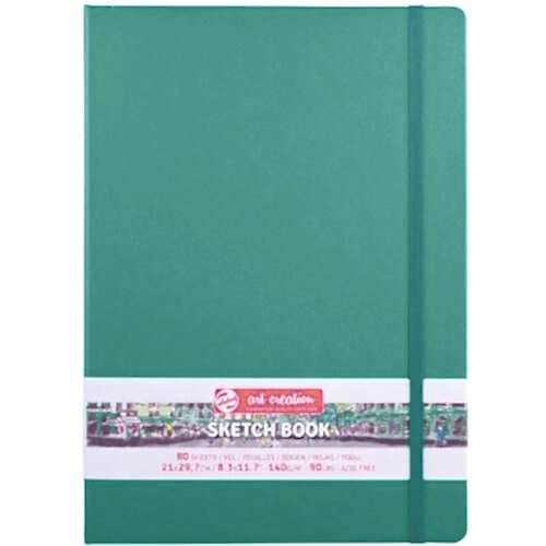 SKETCHBOOK FOREST GREEN 21X29,7CM