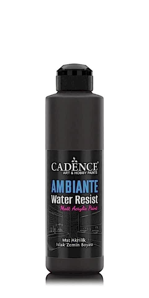 AMBIENTE SUYA DAY. AKR. BOYA AW-24 SİYAH 250ML + KATALİZÖR 10GR