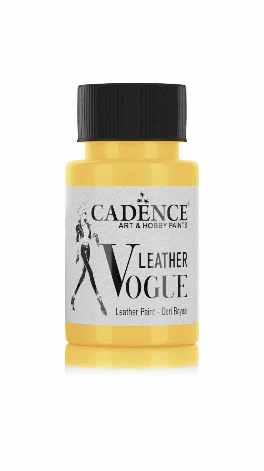 LEATHER VOGUE DERİ BOYASI LV-02 SARI 50 ML