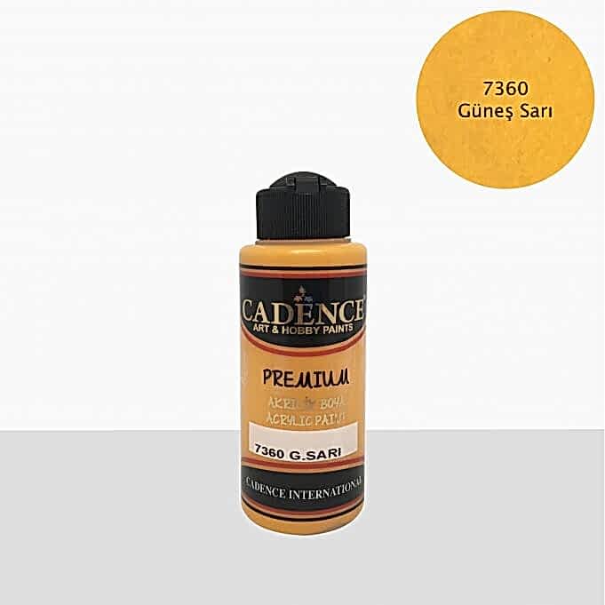 Premium 120ML(cc) 7360 Güneş Sarı