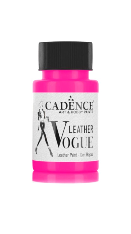 LEATHER VOGUE DERİ BOYASI LVF-03 FOSFORLU PEMBE 50ML