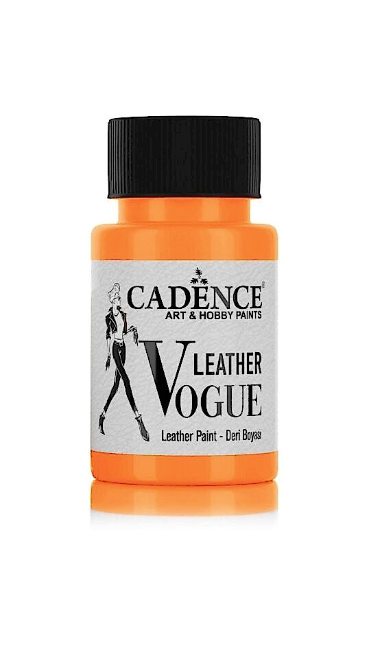 LEATHER VOGUE DERİ BOYASI LVF-02 FOSFORLU TURUNCU 50ML