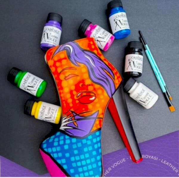 LEATHER VOGUE DERİ BOYASI LVF-02 FOSFORLU TURUNCU 50ML