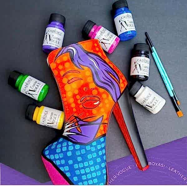 LEATHER VOGUE DERİ BOYASI METALİK LVM-08 ANTRASİT 50 ML