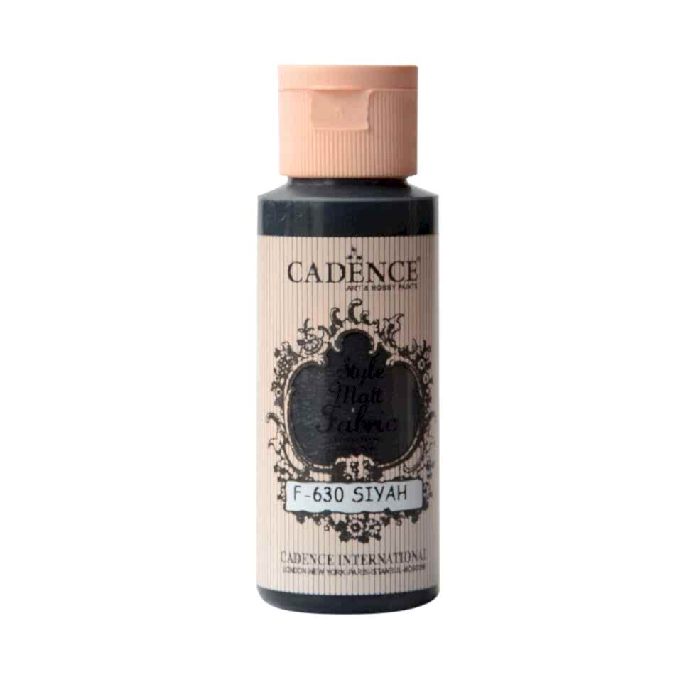 STYLE MATT KUMAŞ BOYA F-630 SİYAH 59ML