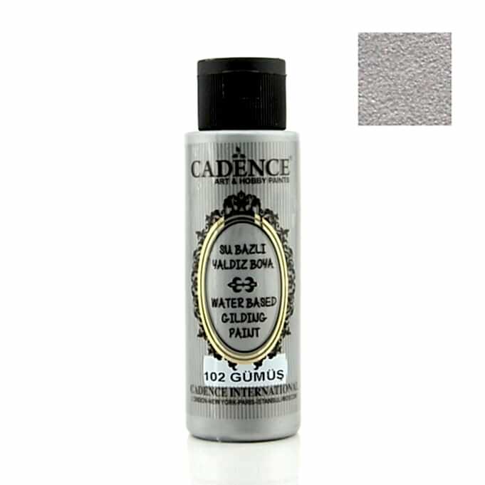 102 Gümüş -Yaldız Boya 70ML(cc)