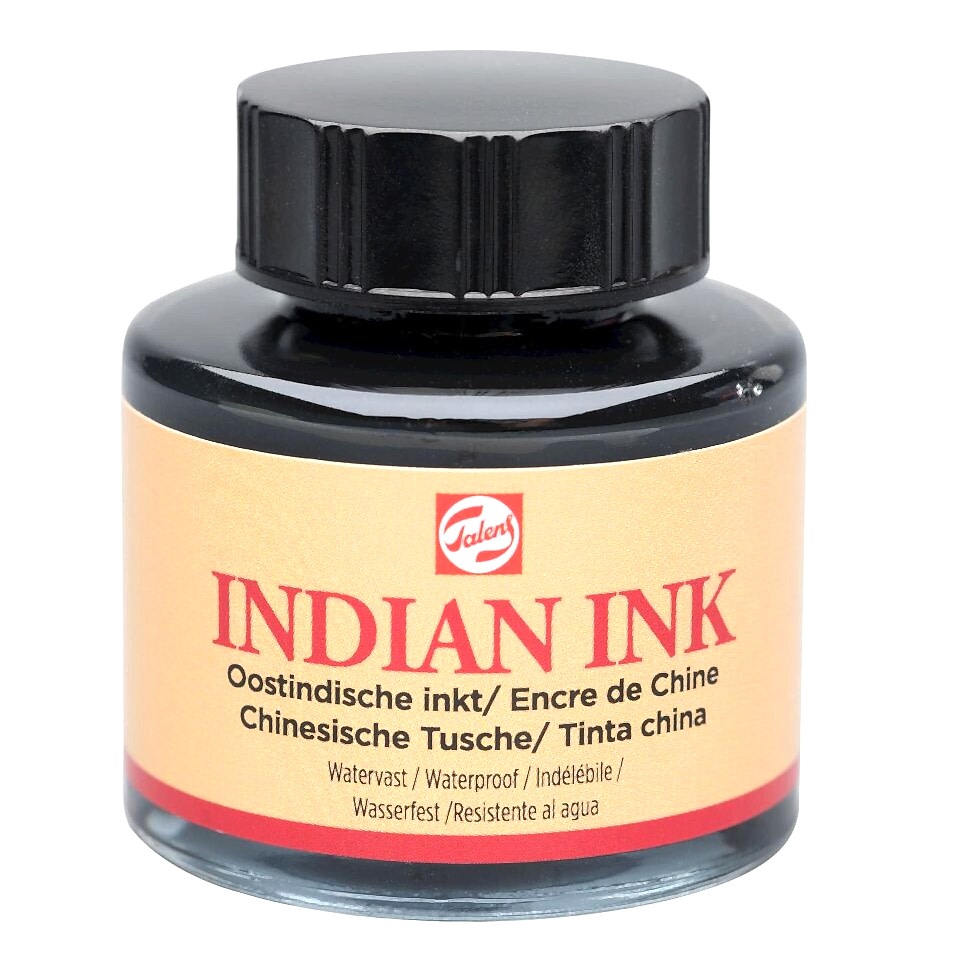 TALENS INDIAN INK JAR 30 ML.