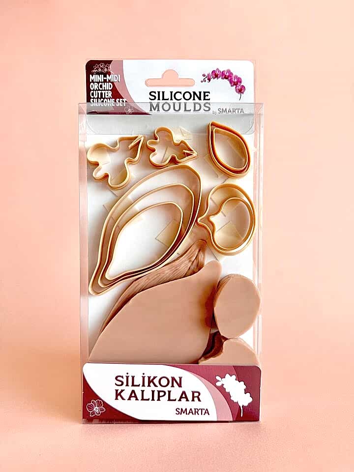 Smarta Silikon Kalıp - Orkide Kesim Seti