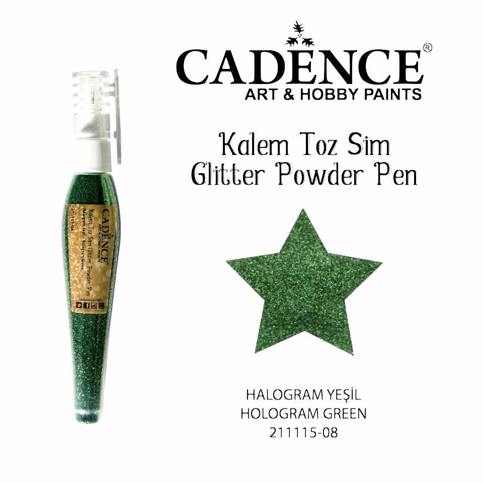 KALEM TOZ SİM 211115-08 HOLOGRAM YEŞİL 10GR
