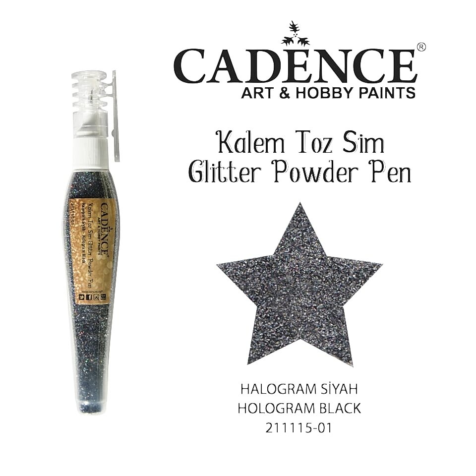 KALEM TOZ SİM 211115-01 HOLOGRAM SİYAH 10GR