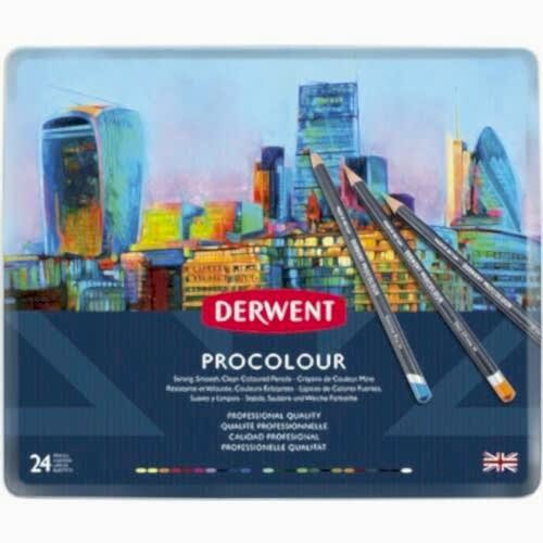 DERWENT PROCOLOUR 24'LÜ TENEKE KUTU