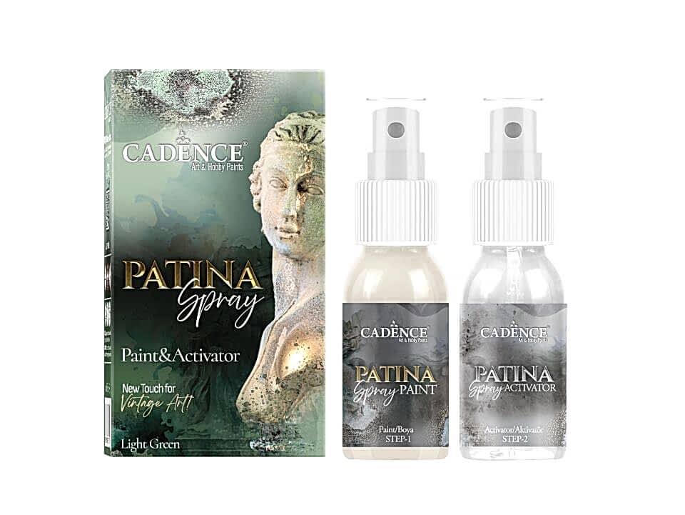 PATİNA SPREY SET 1 ( AÇIK YEŞİL ) 50ML+50ML