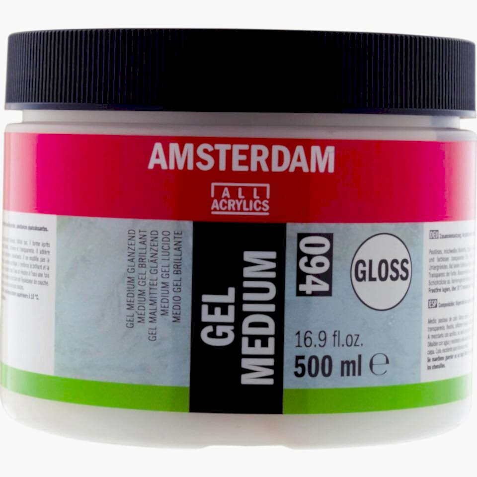 AMSTERDAM GEL MEDIUM GLOSS 094 500ML