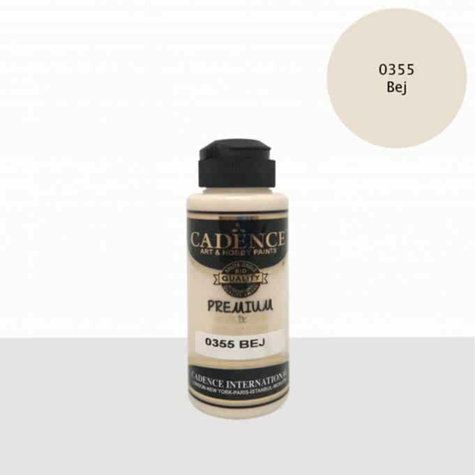 PREMIUM AKRİLİK BOYA 0355 BEJ 120ML