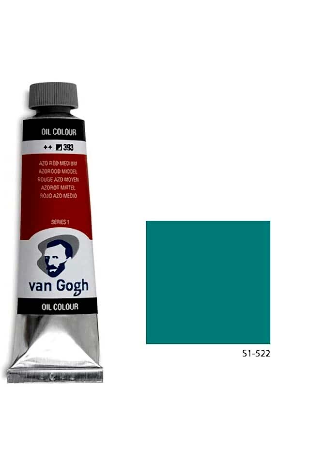 Talens Van Gogh Yağlı Boya 40ml Seri 522 Turquoise Blue