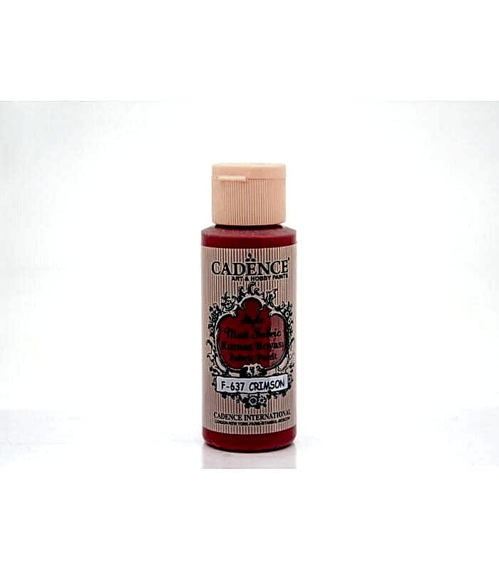 STYLE MATT KUMAŞ BOYA F-637 CRIMSON KIRMIZI 59ML