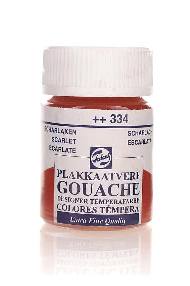 TALENS GOUACHE JAR 16ML SCARLET