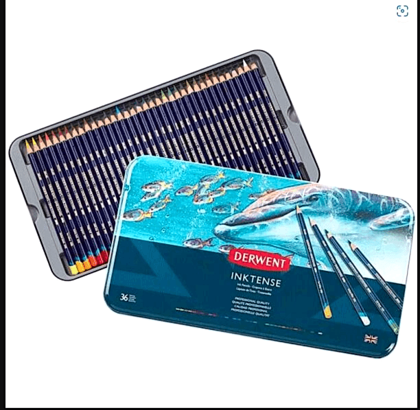 DERWENT INKTENSE 36'LI METAL KUTU