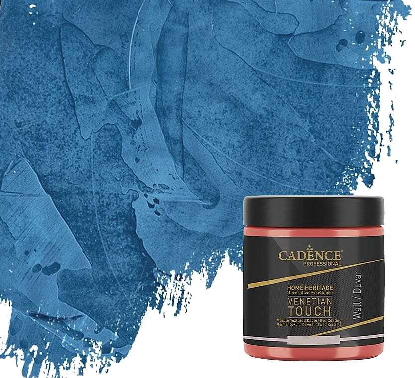 VENETIAN TOUCH MERMER DOKULU DEKORATİF SIVA
/ KAPLAMA VT-12 PERÇEM MAVİ 250ML