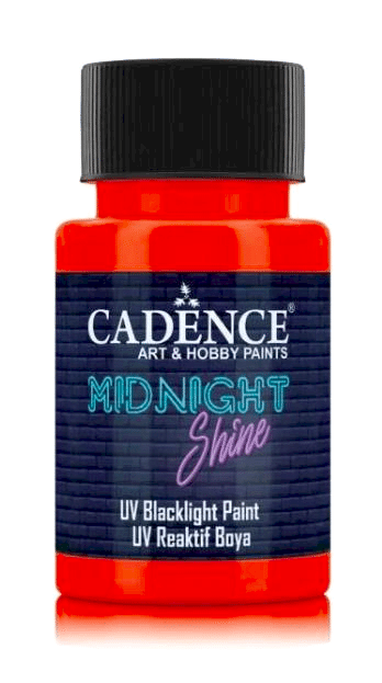 MIDNIGHT SHINE UV REAKTIF BOYA MS- 04 TURUNCU 50 ML