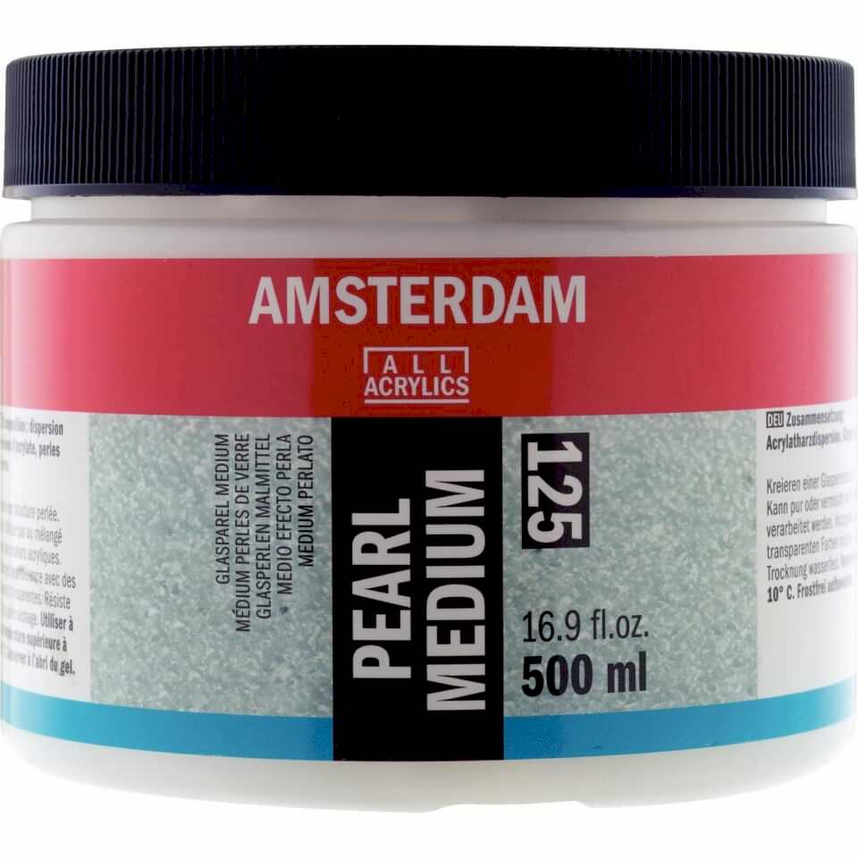 AMSTERDAM PEARL MEDIUM 125 500ML (İNCİ YÜZEY)
