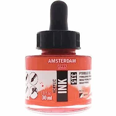 AMSTERDAM AKRİLİK MÜREKKEP 30 ML PYRROLE RED