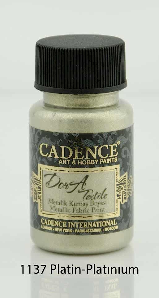 DORA KUMAŞ METALİK 1137 PLATİN 50ML