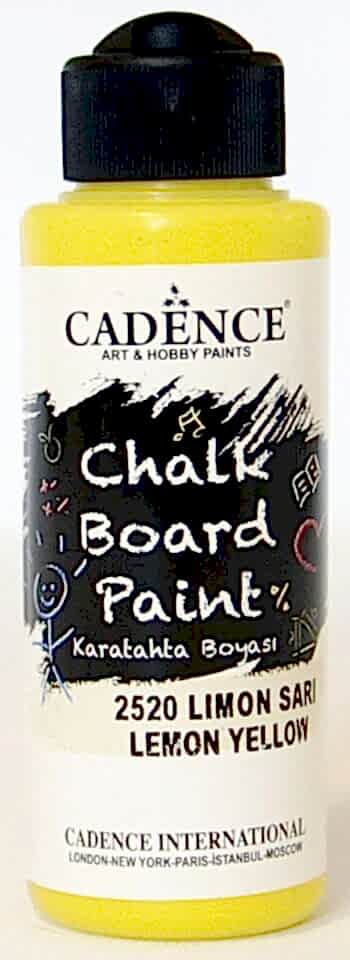 KARA TAHTA BOYASI 2520 LİMON SARI 120ML