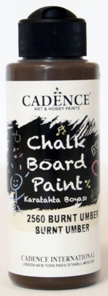 KARA TAHTA BOYASI 2560 BURNTUMBER 120ML