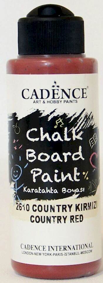 KARA TAHTA BOYASI 2610 COUNTRY KIRMIZI 120ML