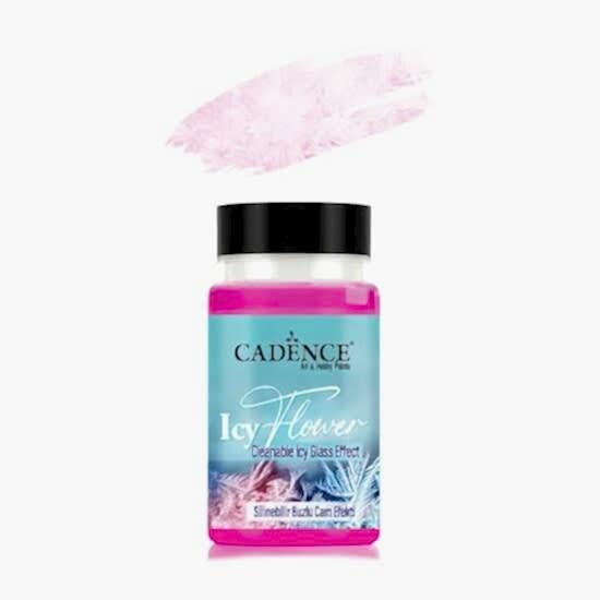 ICY FLOWER SİLİNEBİLİR BUZLU CAM EFEKTİ IF-03 PEMBE 90ML