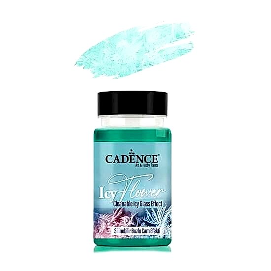 ICY FLOWER SİLİNEBİLİR BUZLU CAM EFEKTİ IF-07 YEŞİL 90ML