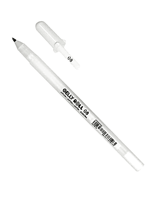 SAKURA GELLY ROLL BASIC MEDIUM 0.4MM BEYAZ (ORTA KALIN UÇ)