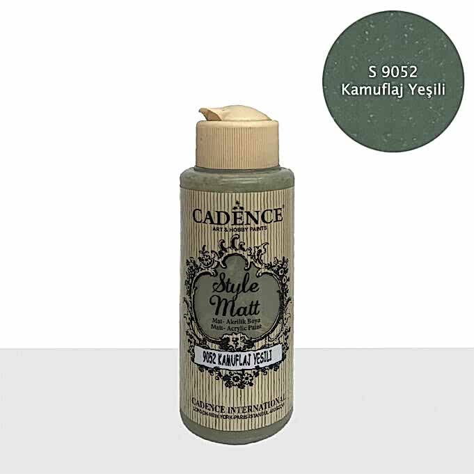 S9052 Kamuflaj Yeşili Mat Akrilik Boya