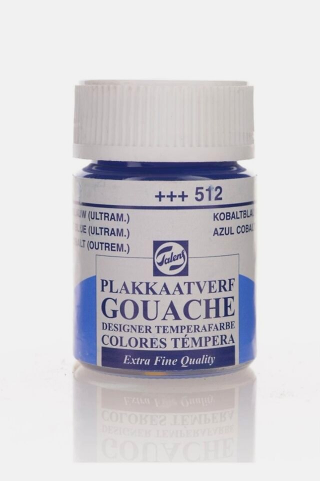 TALENS GOUACHE JAR 16ML COBALT BLUE UL.