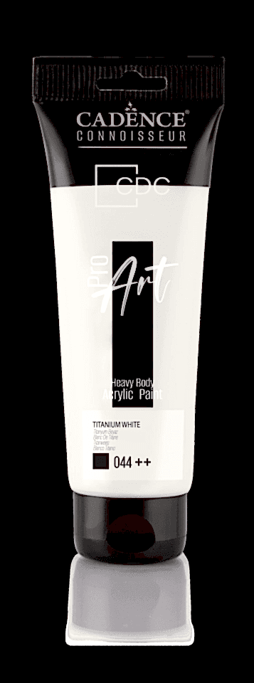PROART HEAVY BODY AKRİLİK BOYA PR-044 TİTANYUM BEYAZ 120ML