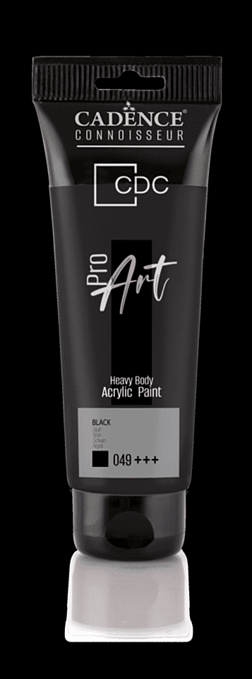 PROART HEAVY BODY AKRİLİK BOYA PR-049 SİYAH 120ML
