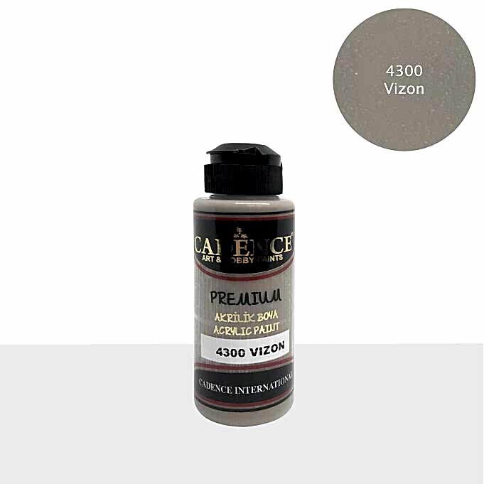 PREMIUM AKRİLİK BOYA 4300 VİZON 120ML
